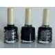 Esmaltes de uñas gama de negro y grises